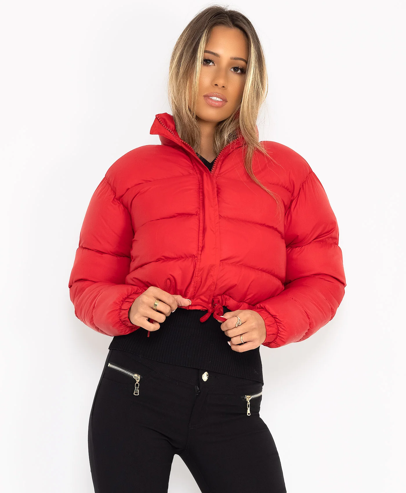Damen trendige kurze Steppjacke Heidi-Mode - Image 6