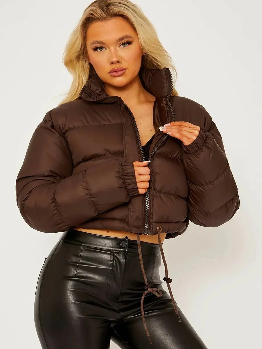 Damen trendige kurze Steppjacke Heidi-Mode - Image 8