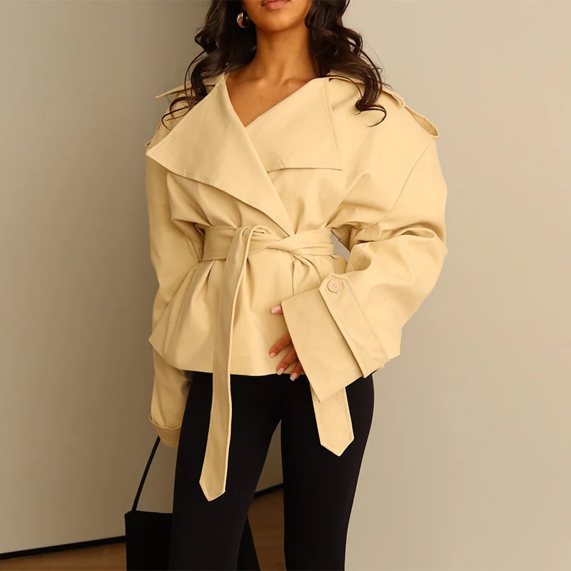 Damen trendige lässige Überwurfjacke Heidi-Mode - Image 4