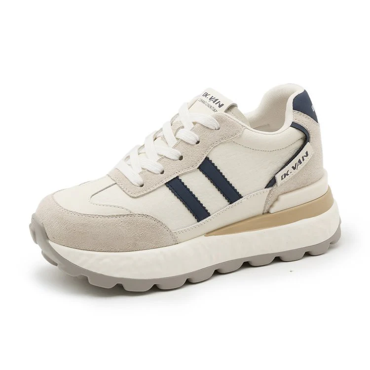 Damen Trendige Lifestyle-Sneaker mit gepolsterter Sohle und strukturiertem Obermaterial Heidi Mode