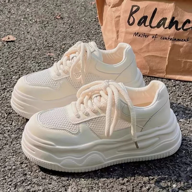 Damen Trendige Plateau-Sneaker mit atmungsaktivem Obermaterial Heidi Mode - Image 6