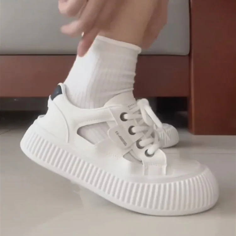Damen Trendige Plateau-Sneaker mit innovativer Sohlenkonstruktion und atmungsaktivem Obermaterial Heidi Mode - Image 2