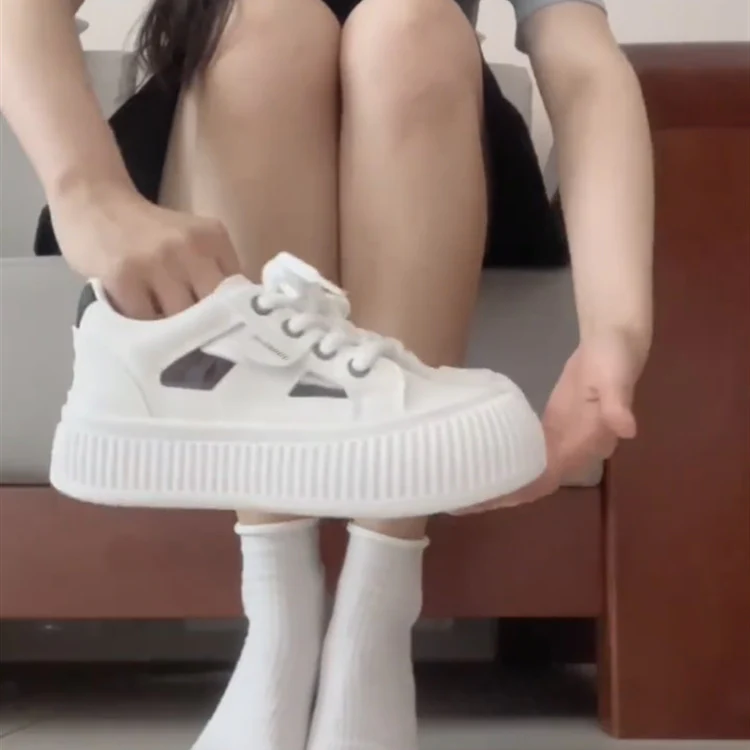 Damen Trendige Plateau-Sneaker mit innovativer Sohlenkonstruktion und atmungsaktivem Obermaterial Heidi Mode - Image 3