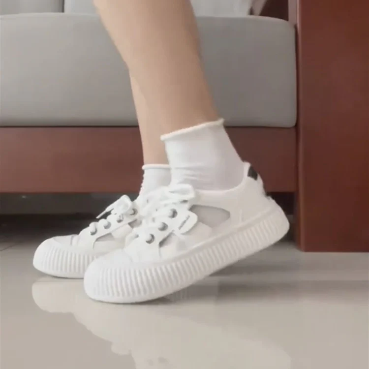 Damen Trendige Plateau-Sneaker mit innovativer Sohlenkonstruktion und atmungsaktivem Obermaterial Heidi Mode - Image 4