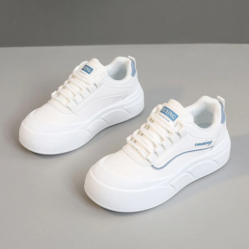 Damen Trendige Plateau Sneakers mit bequemer Dämpfung Heidi Mode - Image 7