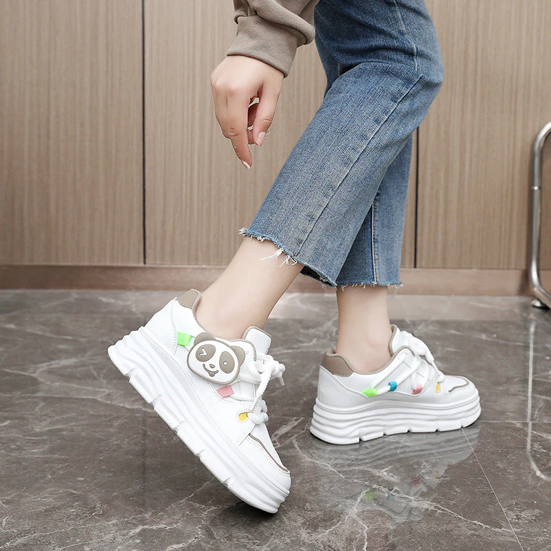 Damen trendige Plateausneaker mit lebhaften Details und komfortabler Dämpfung Heidi Mode - Image 3