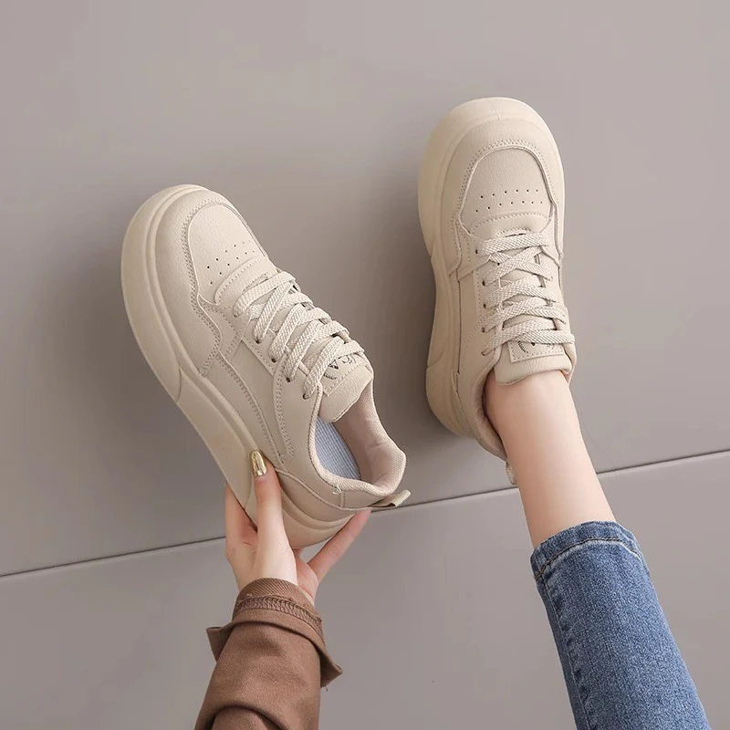 Damen Trendige Plattform-Sneaker mit bequemer Dämpfung und modischem Design Heidi Mode - Image 2