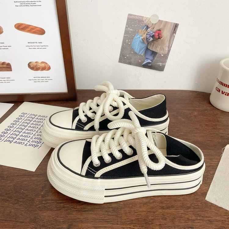 Damen trendige Slip-On Sneakers mit dicker Sohle Heidi Mode - Image 3