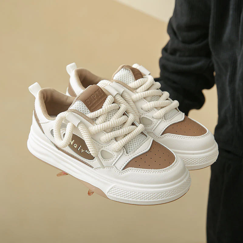 Damen trendige Sneaker mit auffälligem Design und bequemer Dämpfung Heidi Mode