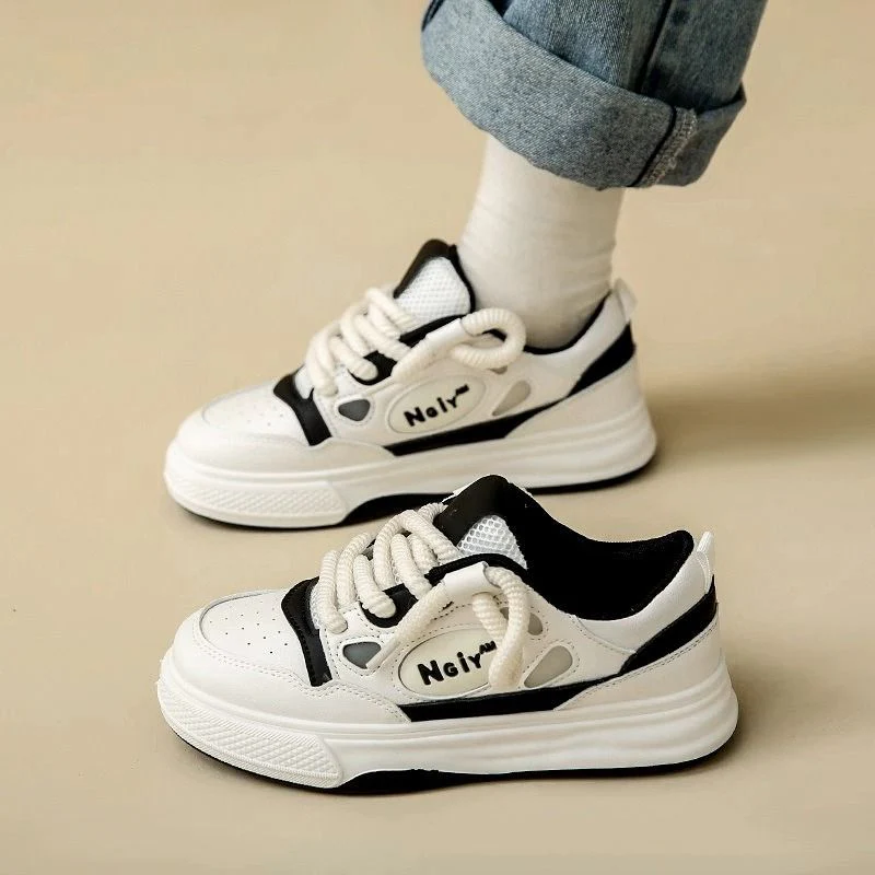 Damen trendige Sneaker mit auffälligem Design und bequemer Dämpfung Heidi Mode - Image 2