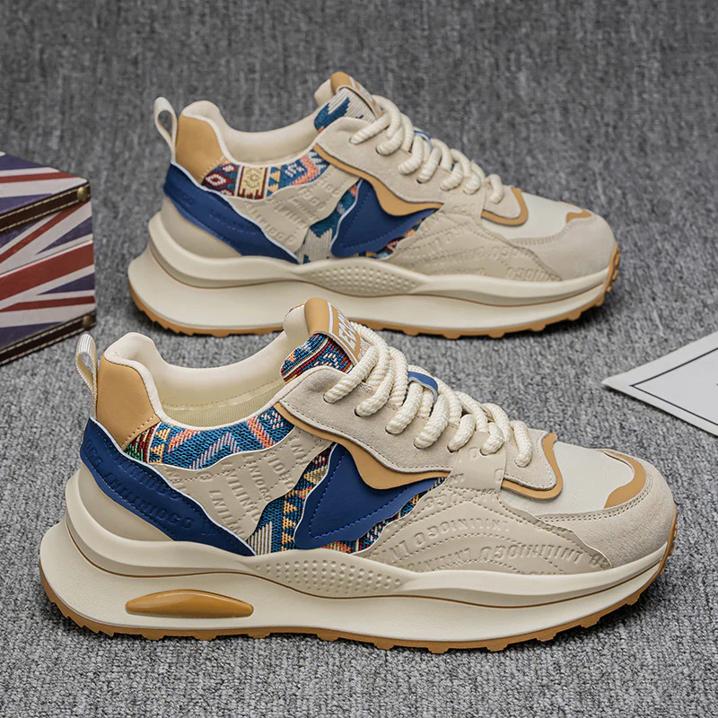 Damen Trendige Sneaker mit ausgefallenem Design und bequemer Dämpfung Heidi Mode - Image 3