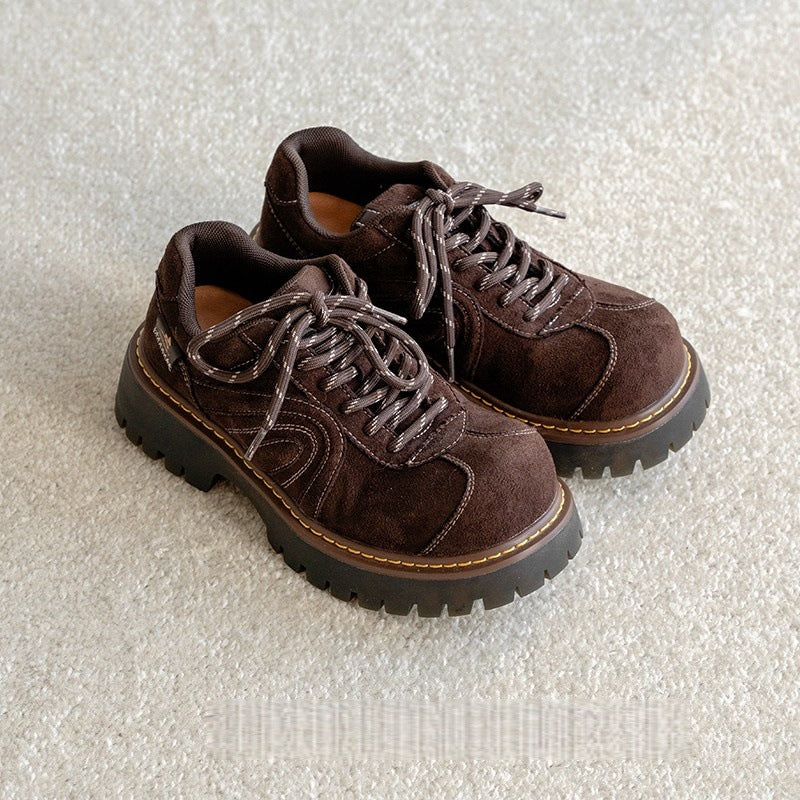Damen Trendige Sneaker mit robustem Sohlenprofil und edlem Wildleder Heidi Mode - Image 6