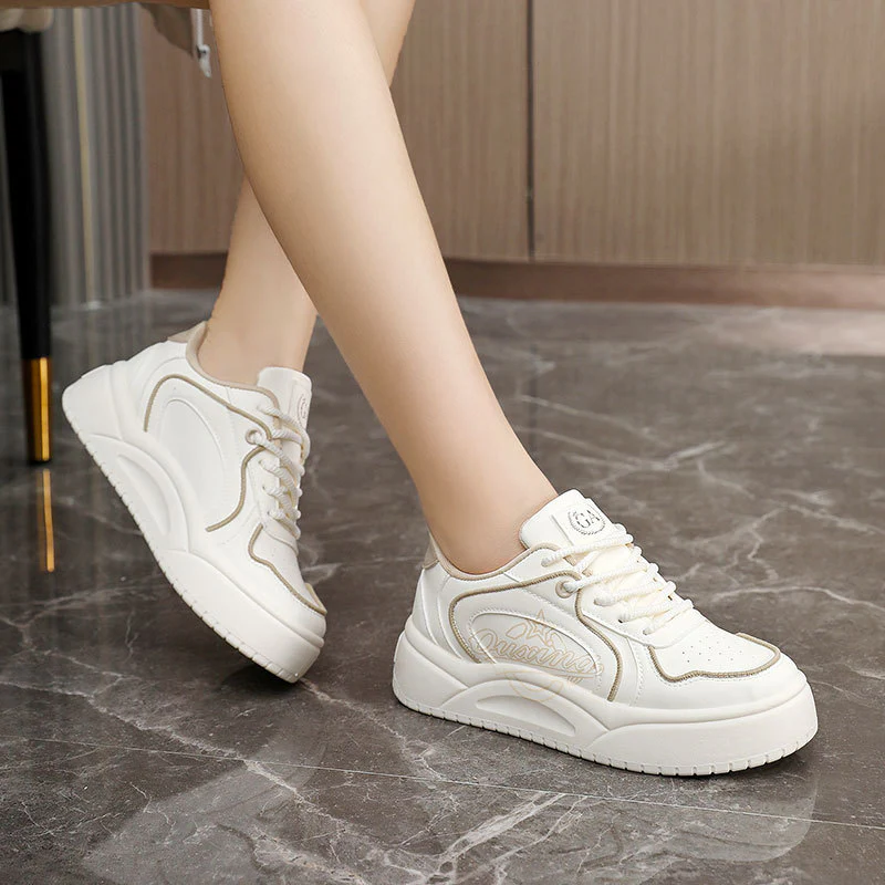 Damen trendige Sneaker mit sportlichem Design und hochdämpfender Laufsohle Heidi Mode - Image 4