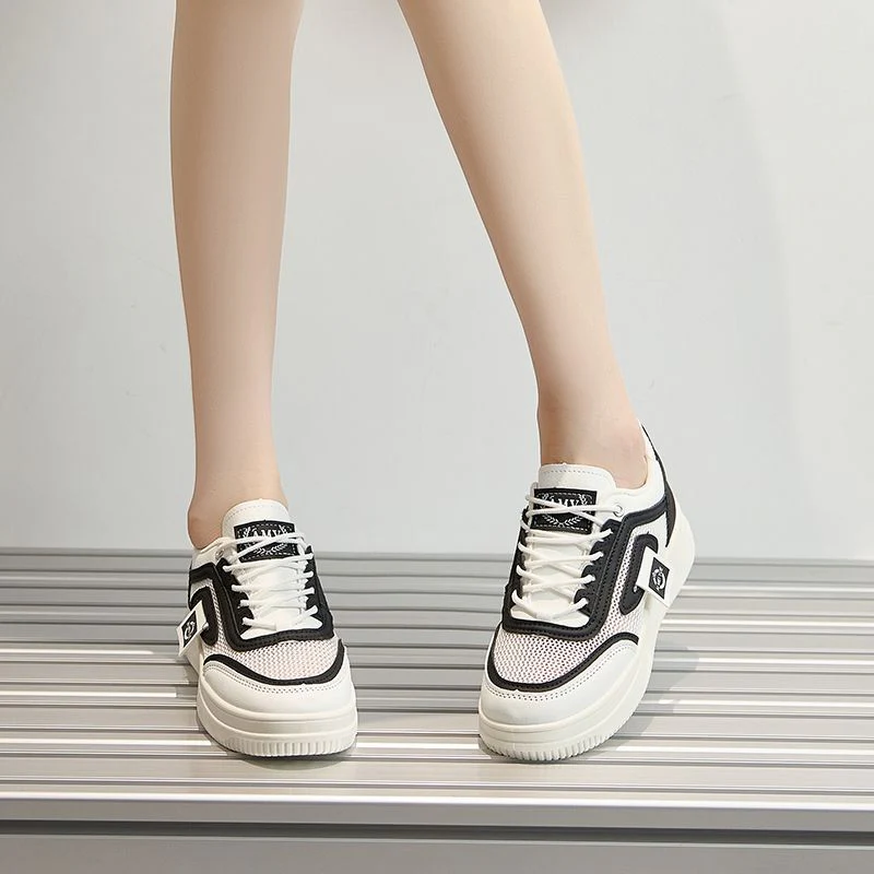 Damen trendige Sneakers mit atmungsaktivem Obermaterial und sportlichem Design Heidi Mode - Image 2