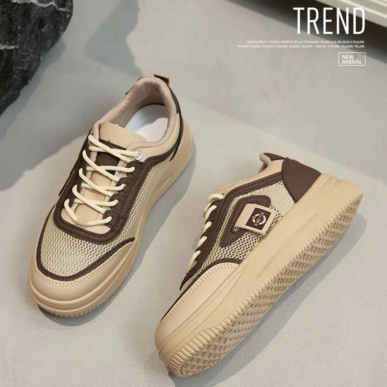 Damen trendige Sneakers mit atmungsaktivem Obermaterial und sportlichem Design Heidi Mode - Image 4