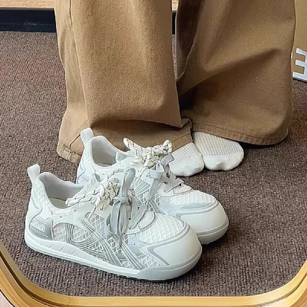 Damen Trendige Sneakers mit atmungsaktiver Mesh-Oberfläche und komfortabler Dämpfung Heidi Mode - Image 2