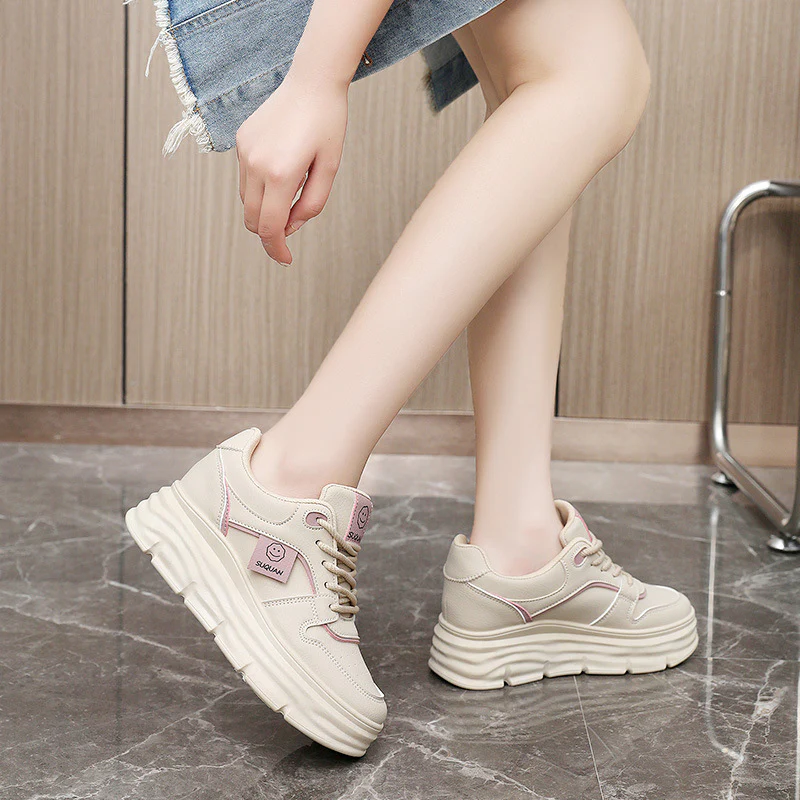Damen Trendige Sneakers mit dämpfender Plateau-Sohle Heidi Mode - Image 4