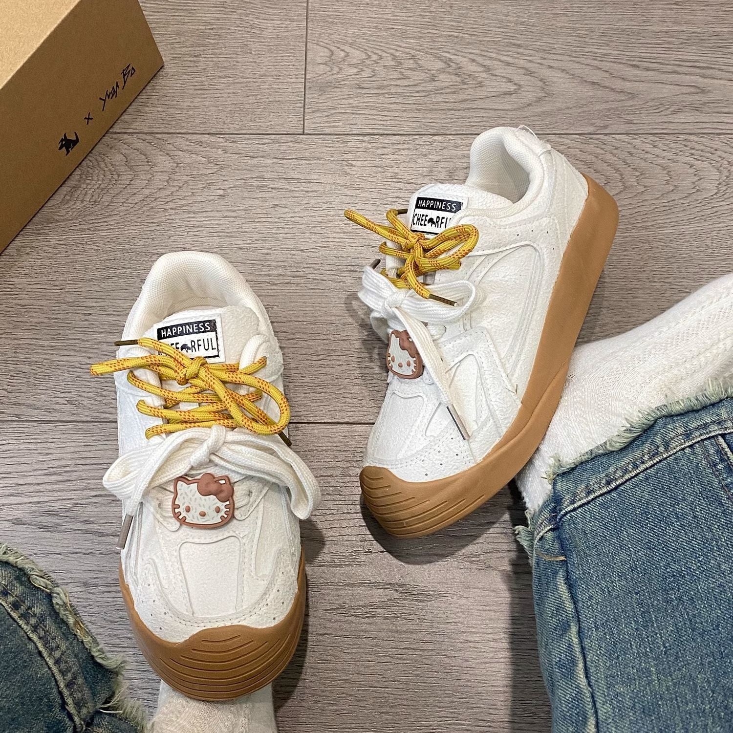 Damen trendige Sneakers mit elastischem Mesh-Obermaterial und komfortabler Dämpfung Heidi Mode - Image 4