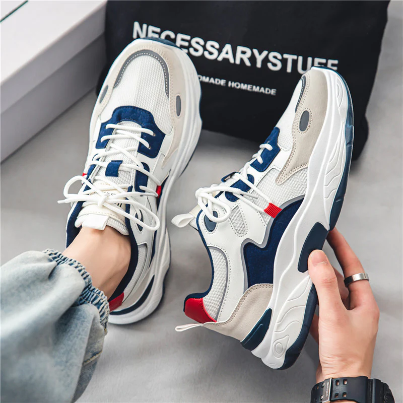 Damen Trendige Sneakers mit innovativer Dämpfungstechnologie und robustem Sohlenprofil Heidi Mode