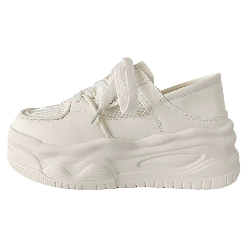 Damen Trendige Sneakers mit luftiger Mesh-Oberfläche und ergonomischer Plateau-Sohle Heidi Mode - Image 5
