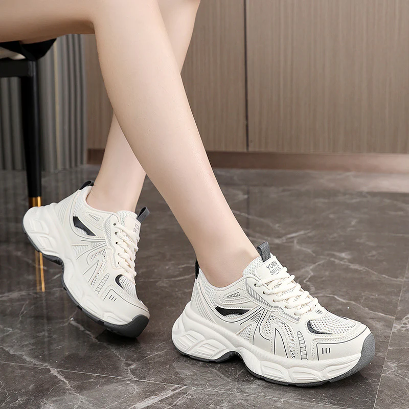 Damen trendige Sneakers mit sportlichem Design und atmungsaktiven Eigenschaften Heidi Mode - Image 3