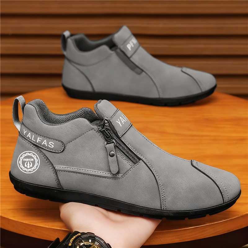 Damen trendige Stiefeletten mit praktischem Reißverschluss und rutschfester Sohle Heidi Mode - Image 2