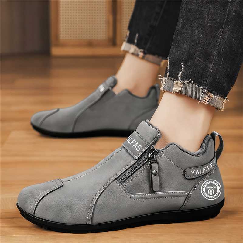 Damen trendige Stiefeletten mit praktischem Reißverschluss und rutschfester Sohle Heidi Mode - Image 4