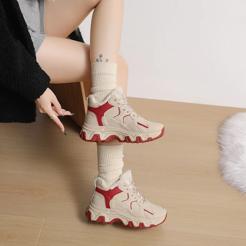 Damen Trendige Winter Sneakers mit kuscheligem Innenfutter und rutschfester Sohle Heidi Mode - Image 4