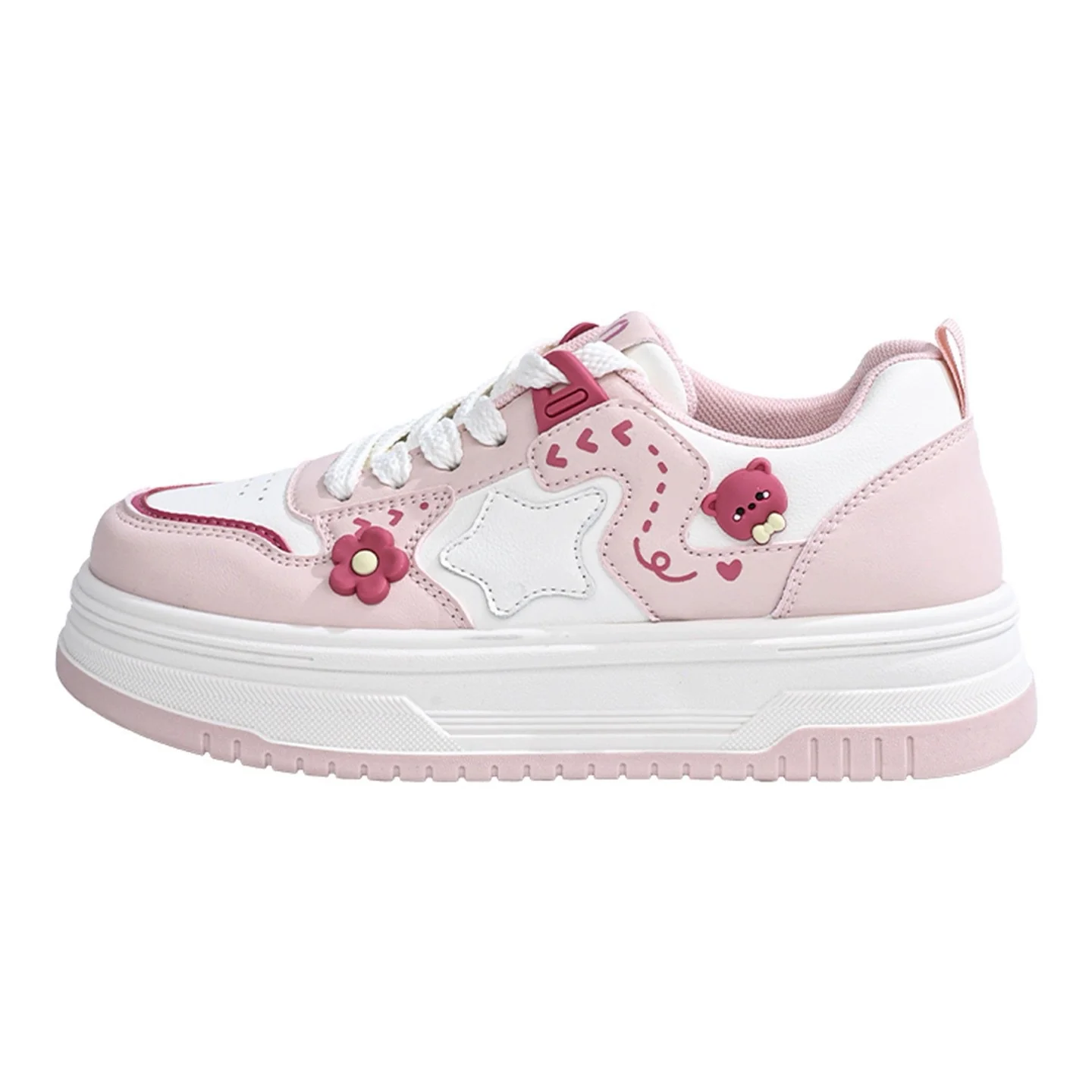 Damen Trendy Sneakers mit verspieltem Design und komfortablem Sohlenprofil Heidi Mode - Image 5