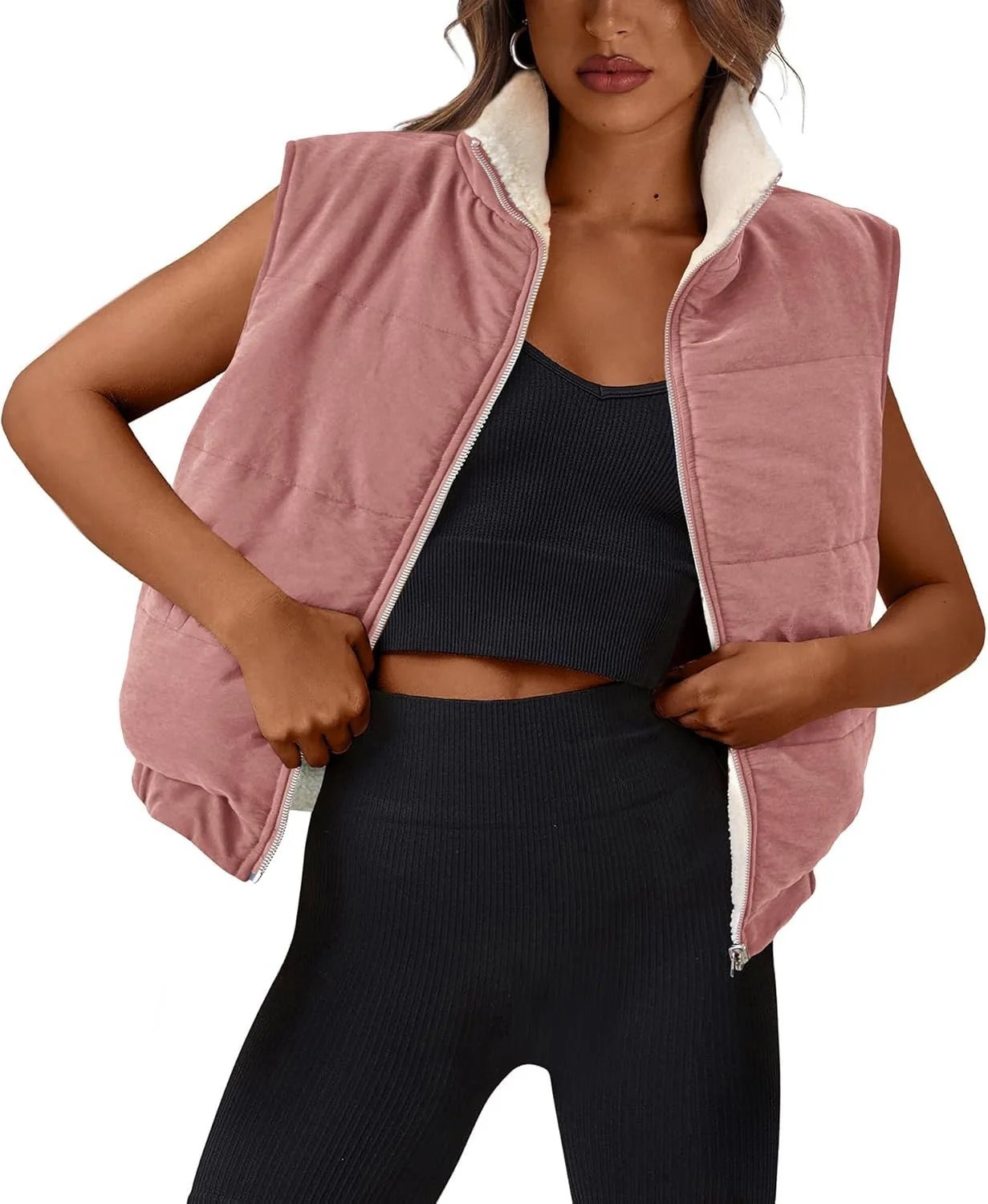 Damen Übergangsjacke mit weichem Fleece-Futter Heidi-Mode - Image 6