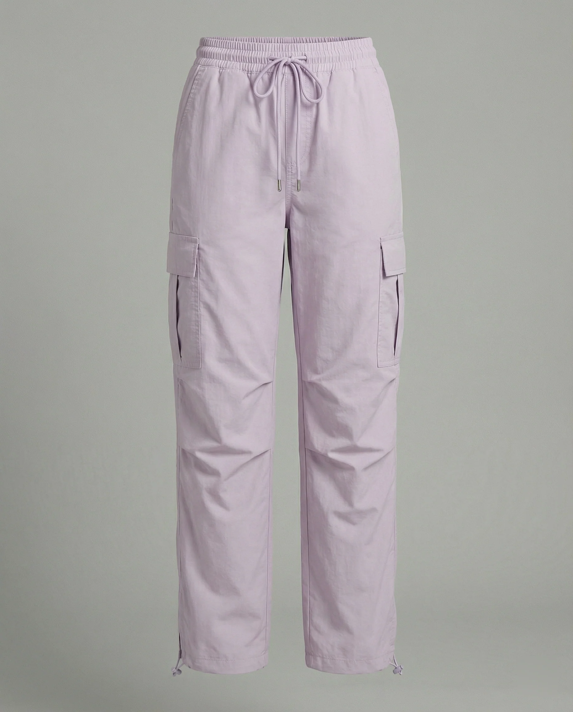 Damen nan ultraleichte Freizeit-Hose mit hohem Elastikbund, Kordelzug und verstellbarem Beinabschluss Heidi-Mode - Image 5