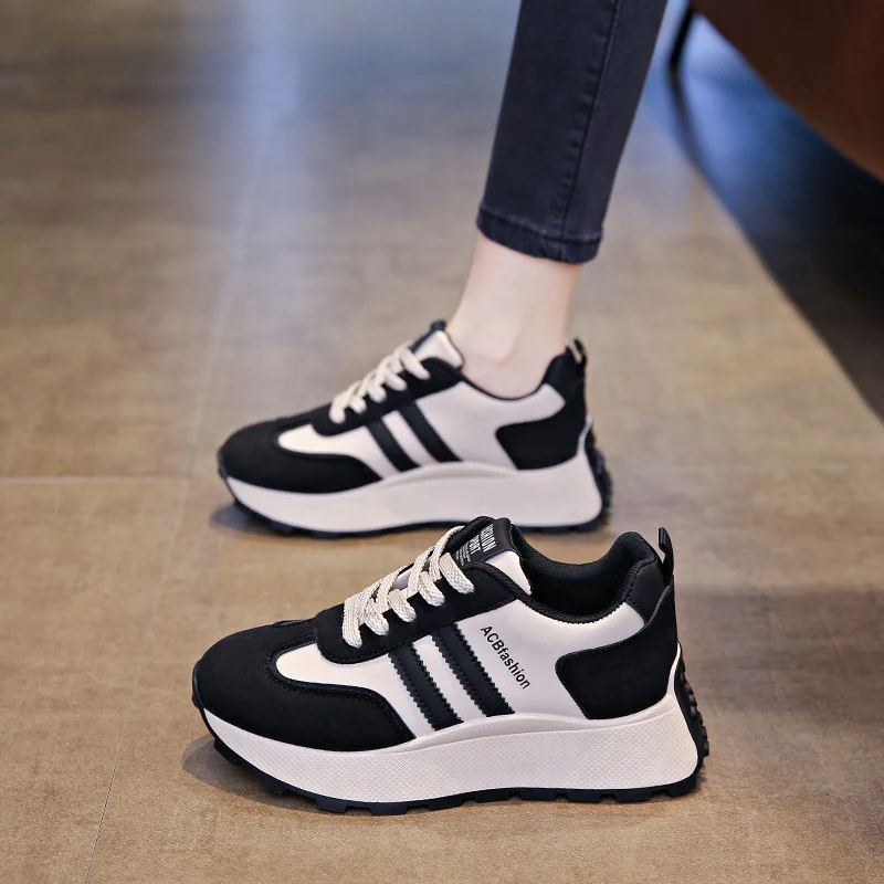 Damen Urbaner Freizeitsneaker mit dämpfendem Sohlenprofil und modischem Design Heidi Mode - Image 3