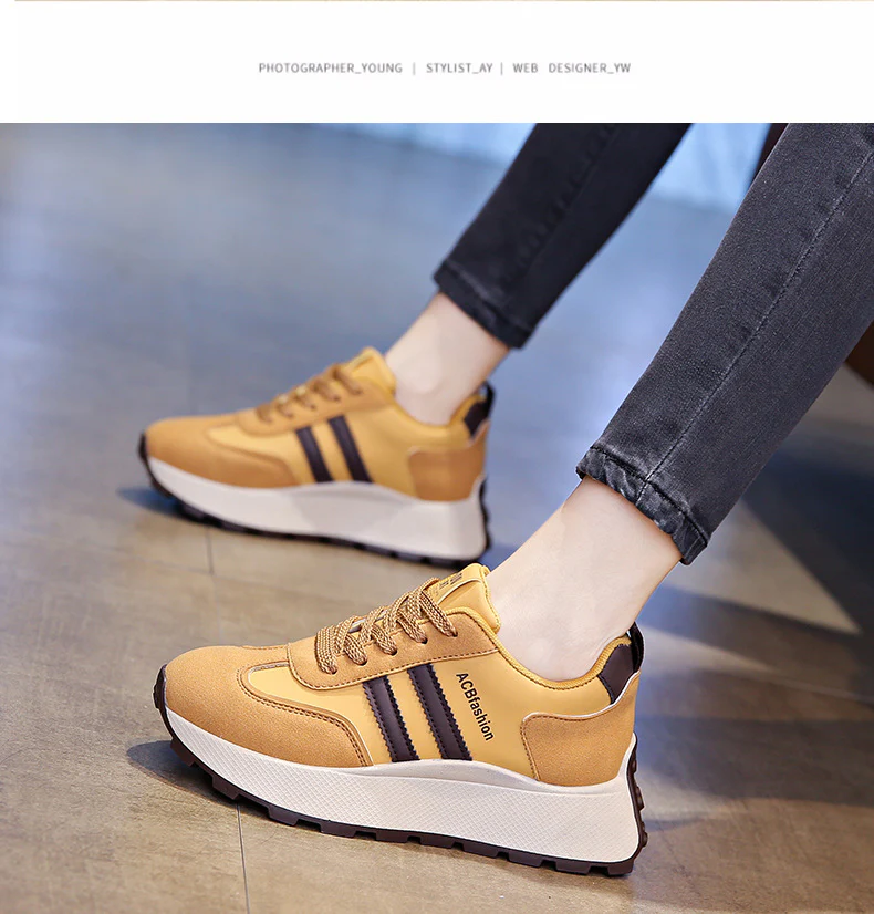 Damen Urbaner Freizeitsneaker mit dämpfendem Sohlenprofil und modischem Design Heidi Mode - Image 6