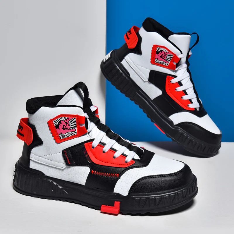 Damen Urbaner High-Top Sneaker mit innovativem Design und rutschfester Sohle Heidi Mode - Image 2