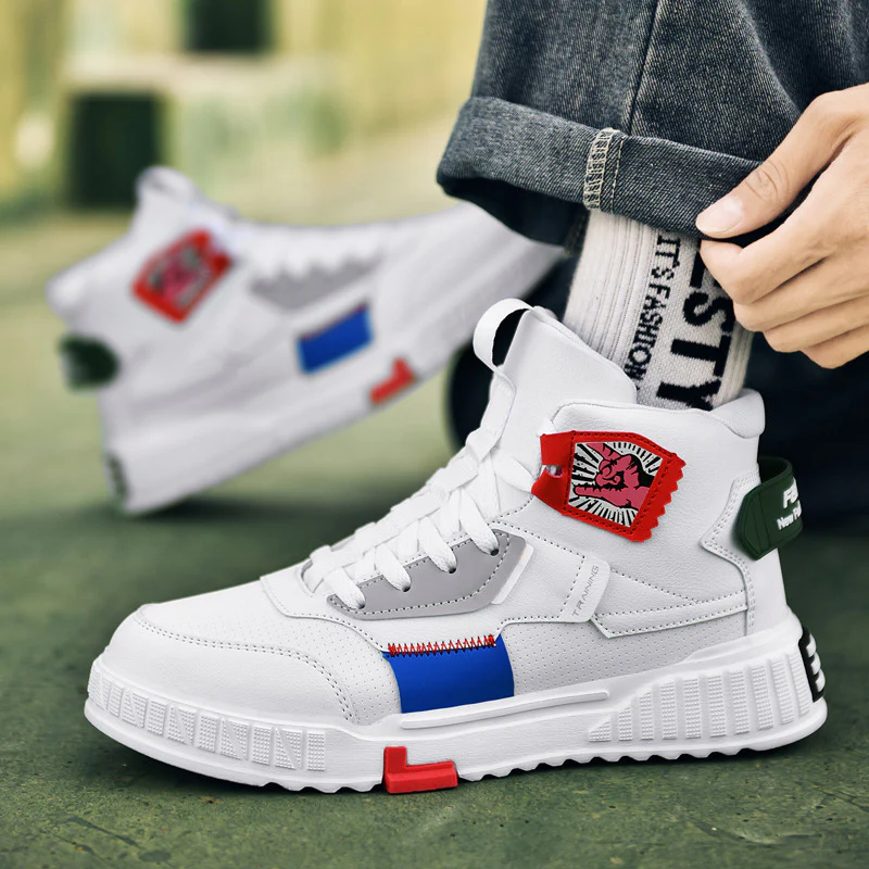 Damen Urbaner High-Top Sneaker mit innovativem Design und rutschfester Sohle Heidi Mode - Image 4