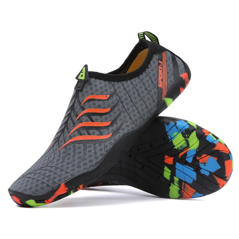 Damen Vielseitige Aqua-Badeschuhe mit rutschfester Sohle und flexibler Passform Heidi Mode - Image 2