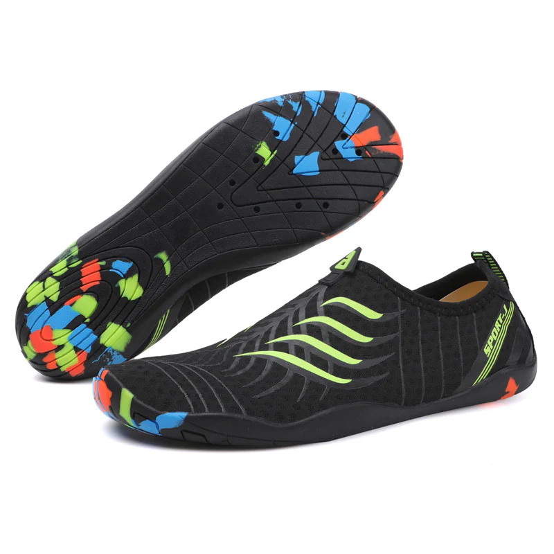 Damen Vielseitige Aqua-Badeschuhe mit rutschfester Sohle und flexibler Passform Heidi Mode - Image 7