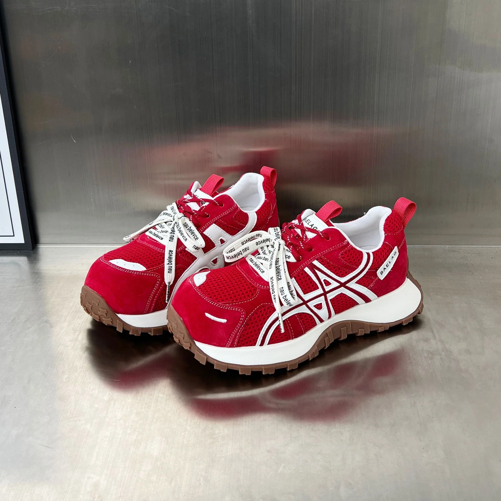 Damen vielseitige Sport Sneakers mit atmungsaktivem Mesh und robustem Obermaterial Heidi Mode