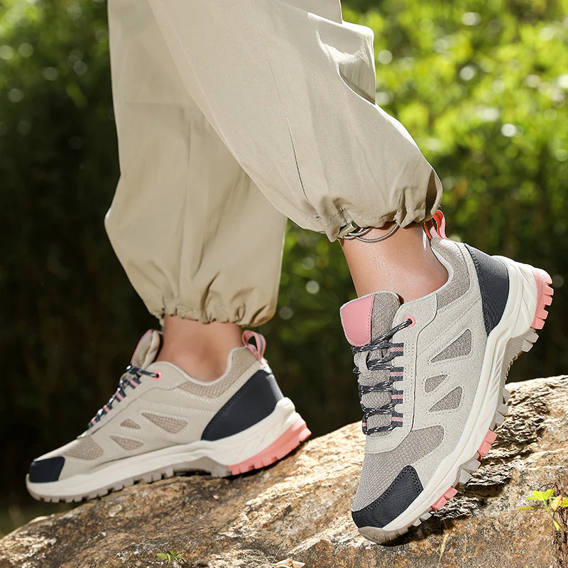 Damen Wander- und Freizeitschuhe mit rutschfester Profilsohle Heidi Mode - Image 3