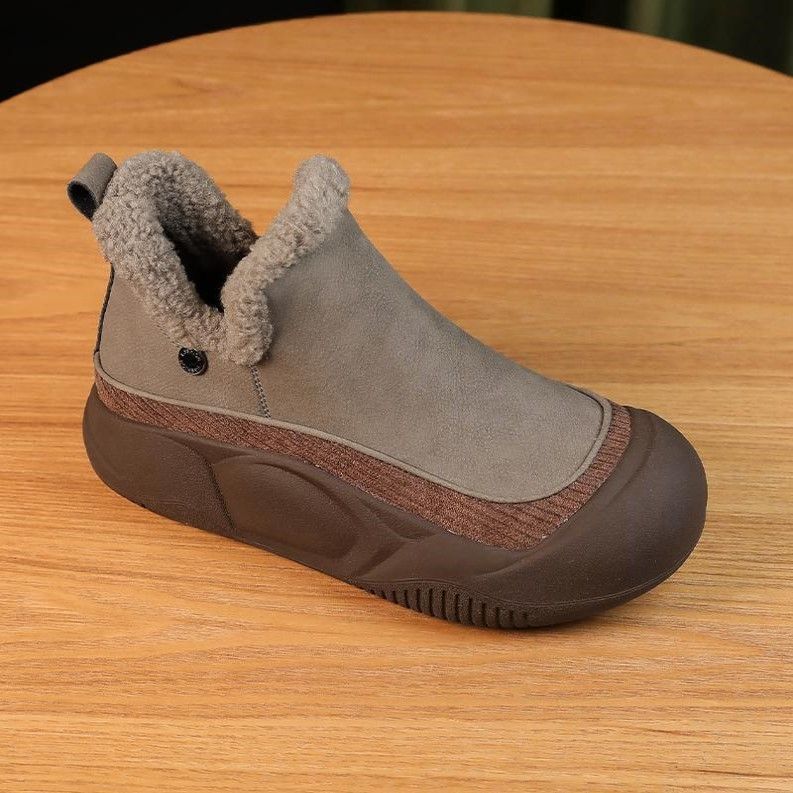 Damen warme Clogs mit komfortabler Fleece-Innensohle und robustem Profil Heidi Mode - Image 3
