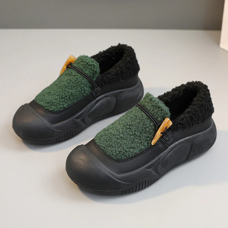 Damen warme Hausschuhe mit praktischer Schnalle und rutschfester Sohle Heidi Mode - Image 2