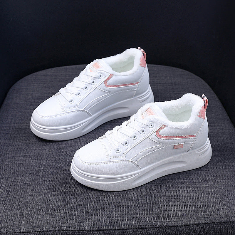 Damen warme High-Top Sneaker mit kuscheligem Innenfutter und rutschfester Sohle Heidi Mode - Image 2