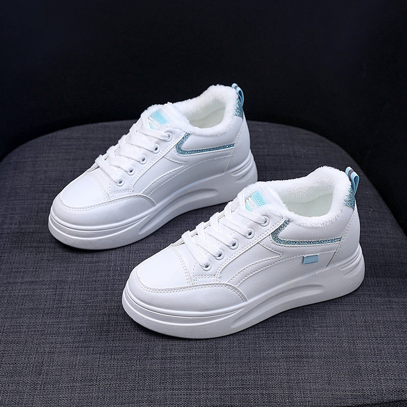 Damen warme High-Top Sneaker mit kuscheligem Innenfutter und rutschfester Sohle Heidi Mode - Image 6