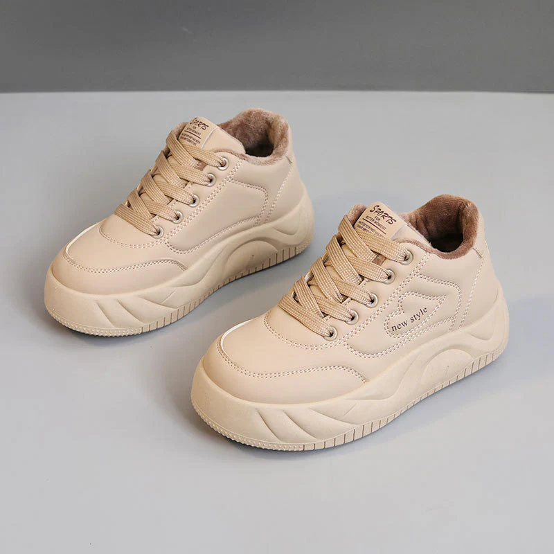 Damen warme High-Top Sneakers mit dämpfendem Innenfutter und rutschfester Laufsohle Heidi Mode - Image 8