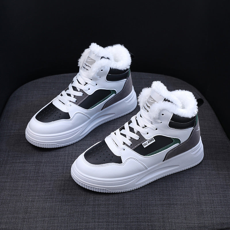 Damen warme High-Top Sneakers mit kuscheligem Innenfutter Heidi Mode - Image 7