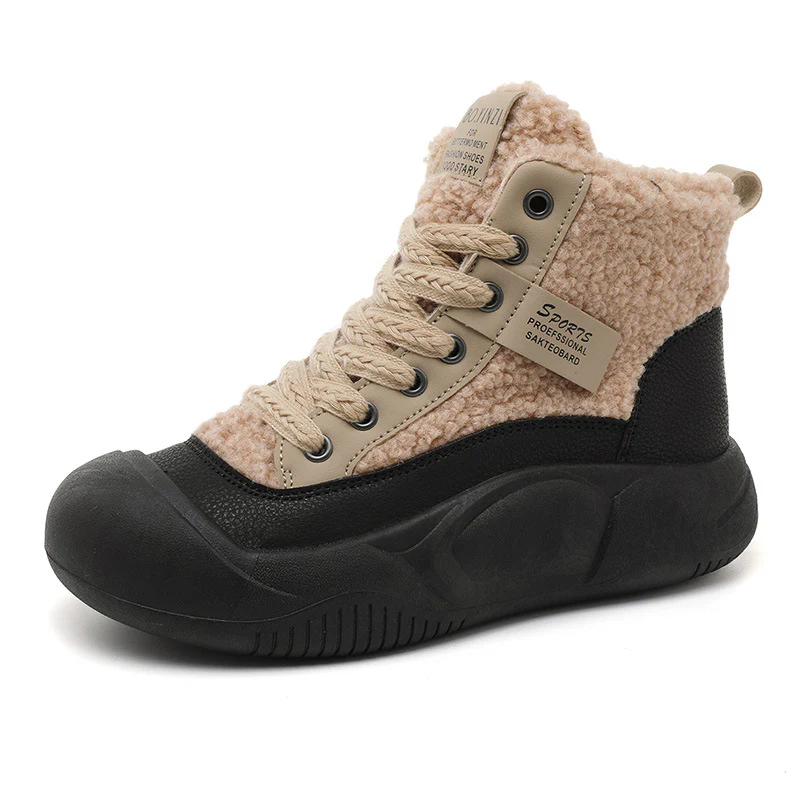 Damen warme High-Top Stiefel mit kuscheligem Innenfutter und rutschfester Sohle Heidi Mode - Image 5