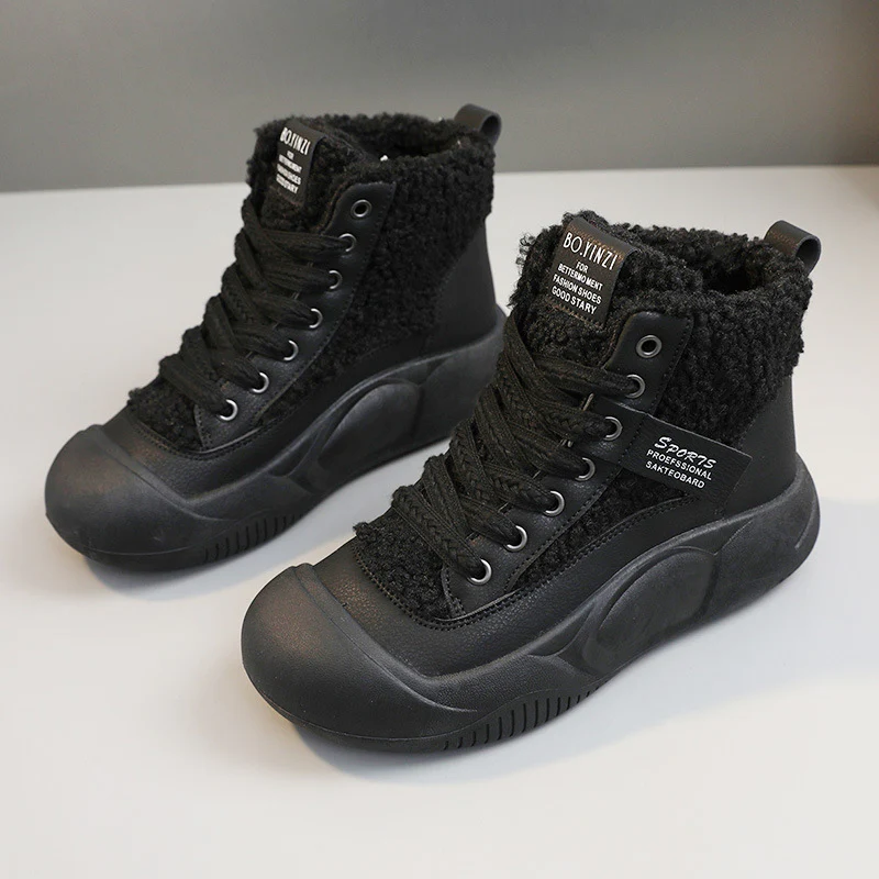 Damen warme High-Top Stiefel mit kuscheligem Innenfutter und rutschfester Sohle Heidi Mode - Image 7