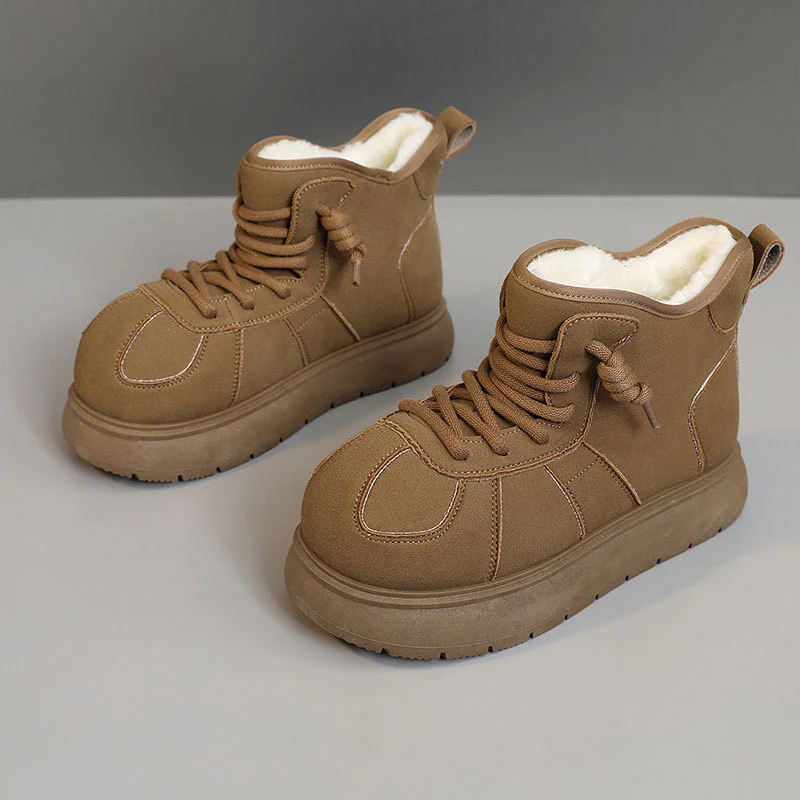 Damen warme hochgeschnittene Sneakers mit kuscheligem Innenfutter Heidi Mode - Image 7
