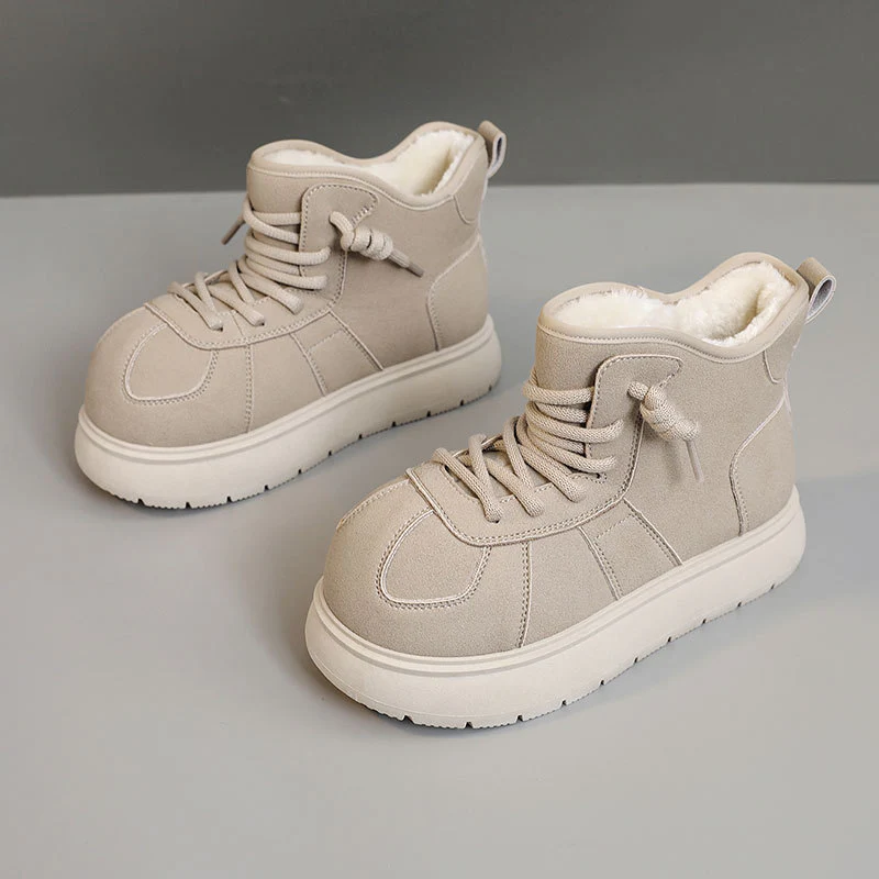 Damen warme hochgeschnittene Sneakers mit kuscheligem Innenfutter Heidi Mode - Image 8