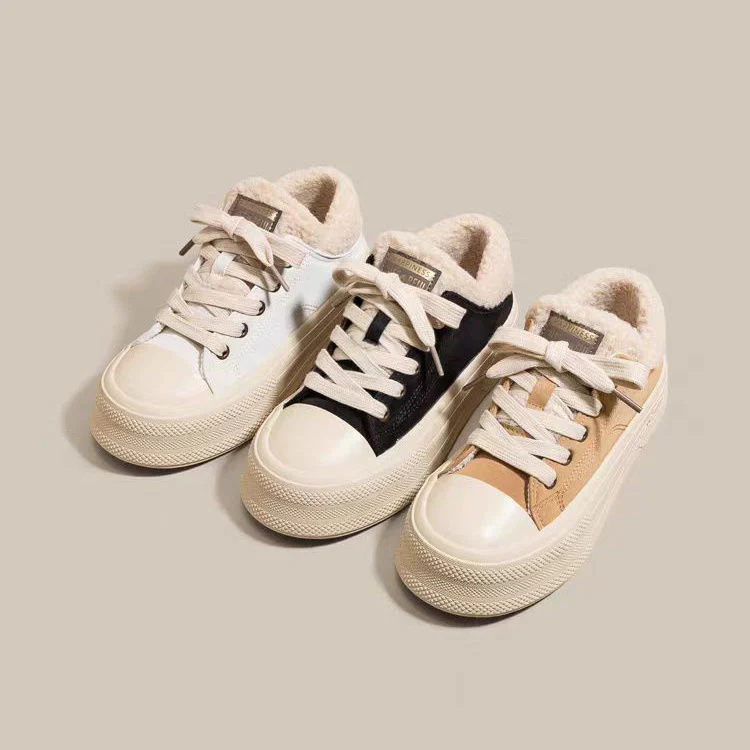 Damen warme Sneaker mit hohem Kragen und kuscheligem Innenfutter Heidi Mode - Image 4